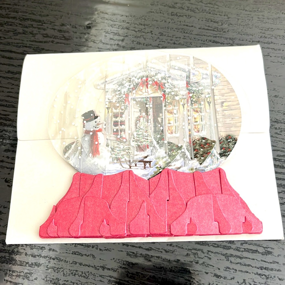 Christmas card with envelope.  For that special family!🎁